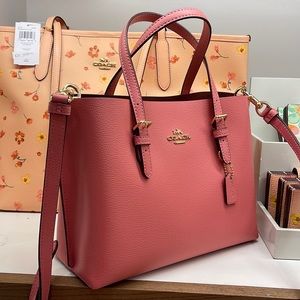Coach Mollie Tote 25 Gold /Taffy